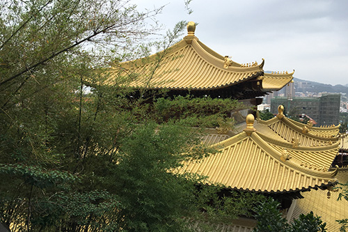 石泉岩寺铜瓦工程