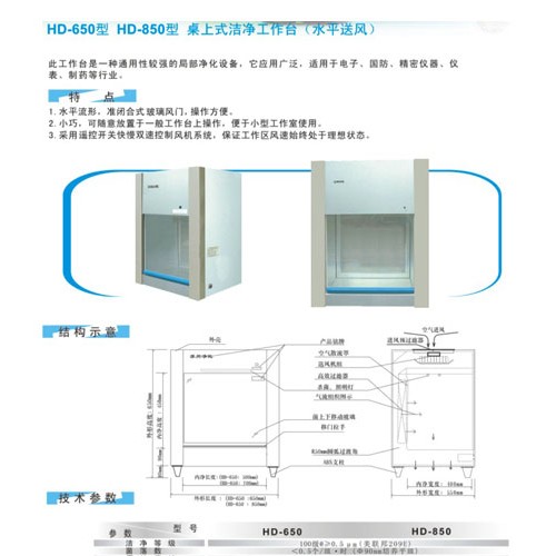 桌面式洁净工作台